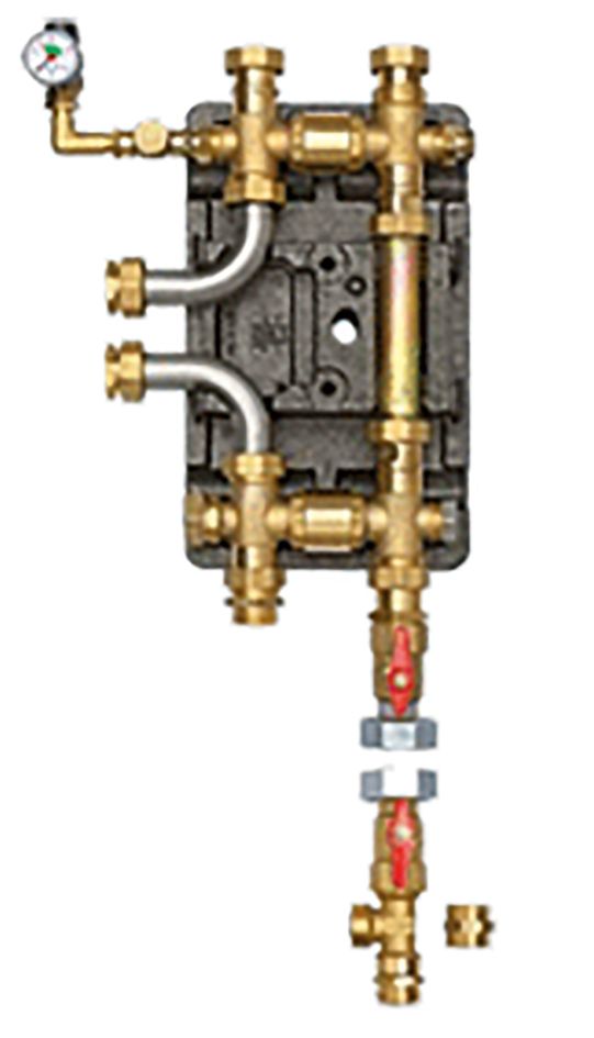 Hydraulische Regelstation ung.HK Kst 6bar ungemischter Heizkreis