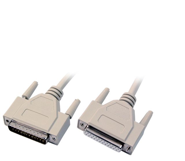 Anschlußkabel 10m D-Sub Stecker Buchse 25p