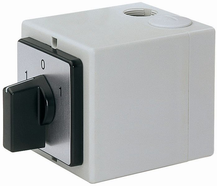 Lastschalter 3p 15kW Wendeschalter 50A Komplettger_im_Geh IP65 f.Frontbef