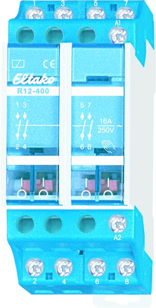 Installationsrelais 2TE elektr REG 4S 230V/AC 16A