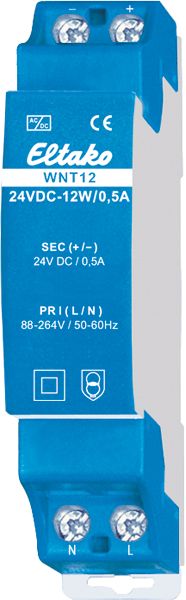 Gleichstromversorgung REG 12V 12W IP20 88-264VAC 1A 1TE f.Reiheneinb