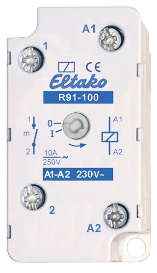 Installationsrelais 1,4TE elektr AP 1S 230V/AC 10A 250V