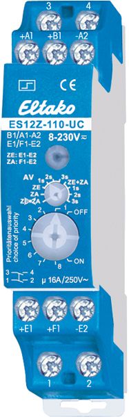 Stromstoßschalter 8-230VU 1TE 16A 250V REG T58mm elektr.Zentr