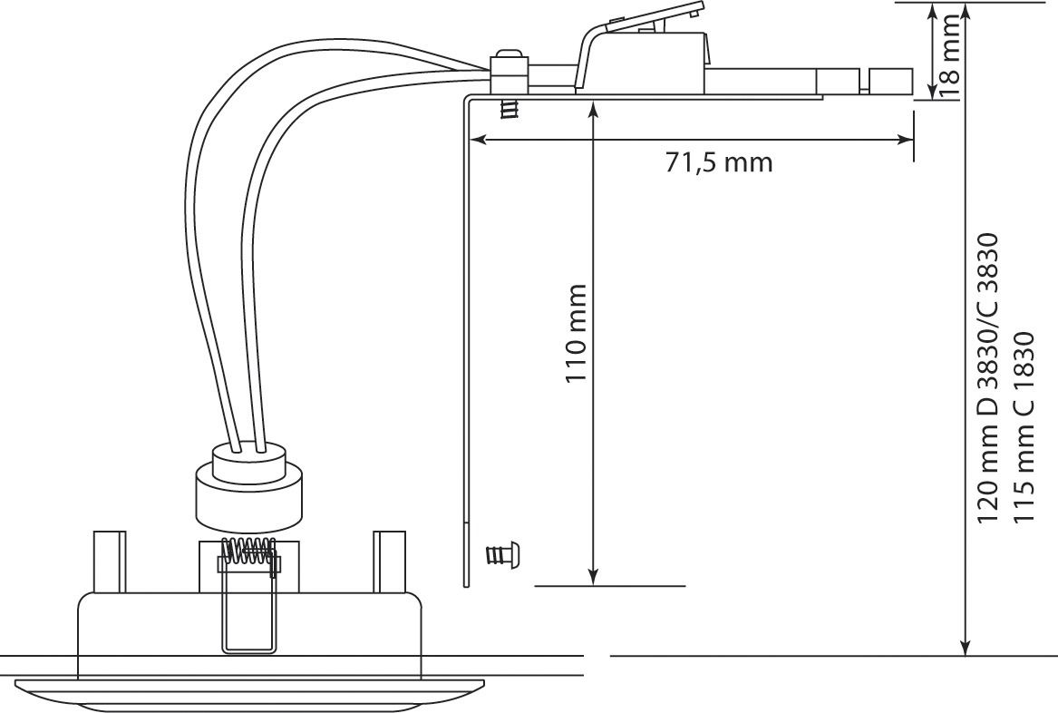 Fassung/Anschluss gr GU10 ST Steckbef