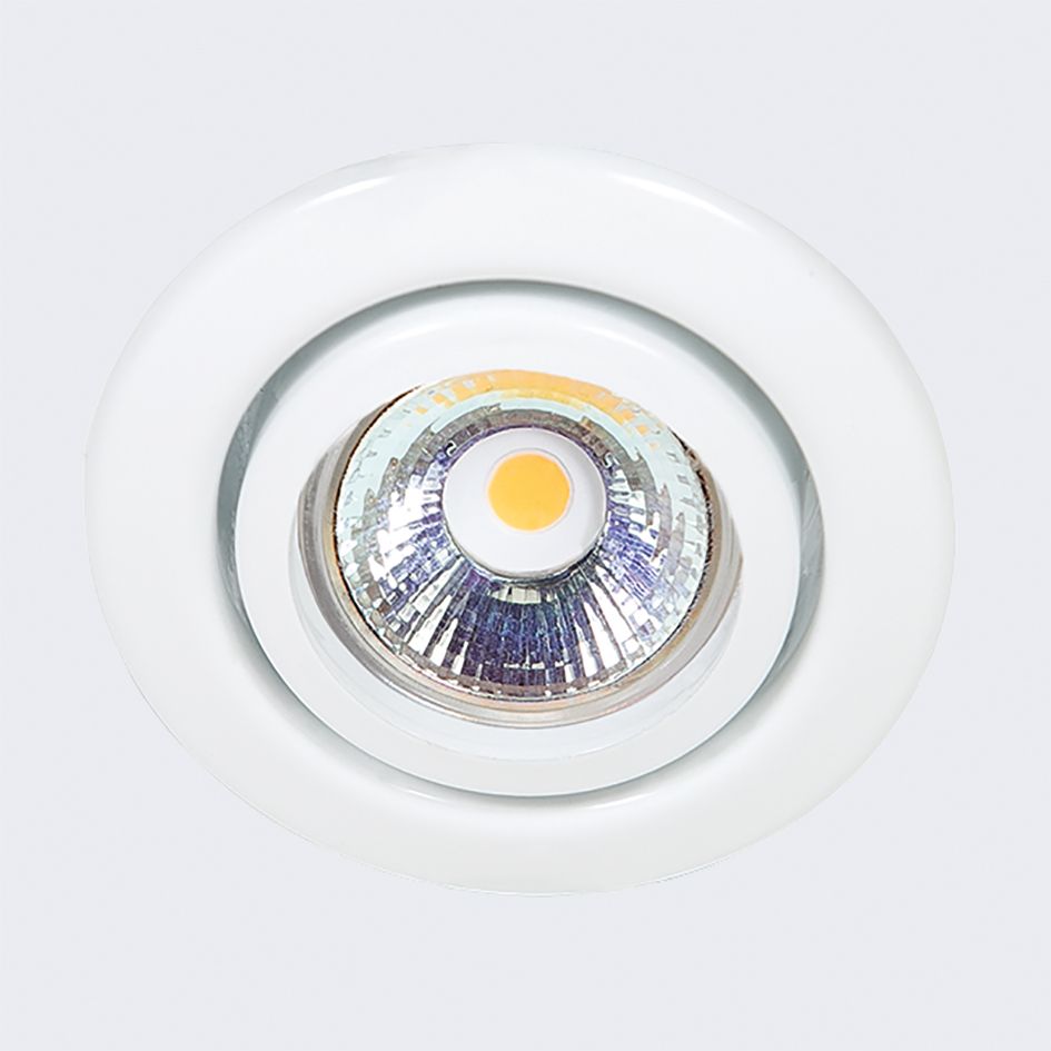 Einbaustrahler 35W Konv GZ4 ms gbürst ST IP20 messing gebürstet Ø/EB55mm
