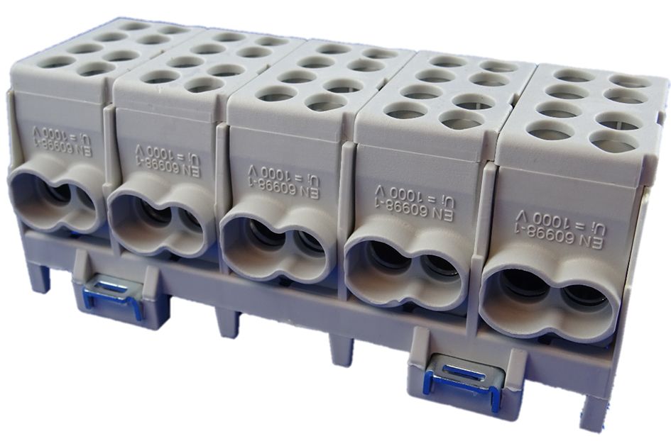 Hauptleitungsklemme 8Eing gr berührsich REG 4pol schraub 1,5-25qmm/Zu