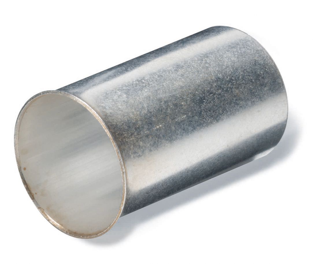 Aderendhülse 1qmm 6mm zinn Cu Standard verzinnt