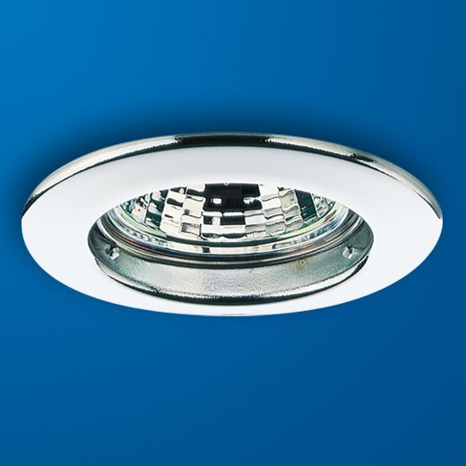 LED-Einbaustrahler 50W Konv ni gbürst ST IP20 1LED gebürstet Ø/EB60mm