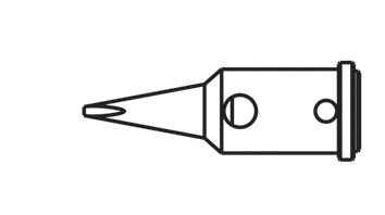 Lötspitze ger meißelf 1x25,5mm vernick