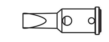 Lötspitze ger meißelf 4,8x25,5mm vernick