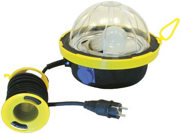 Bauleuchte 200W HV IP44 ALLROUND E27 Gummi 230V m.LM