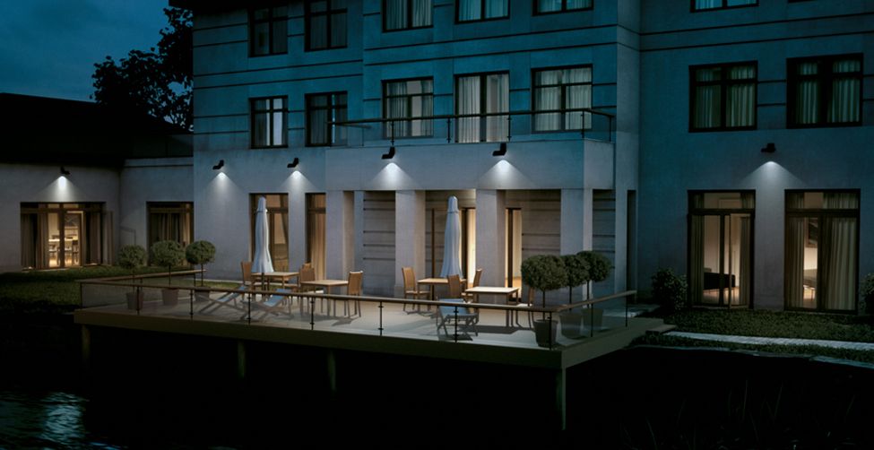 Dämmerungsschalter AP CDS 1S 2300W ws 60s/ein IP54