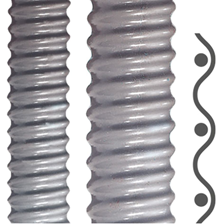 Kunststoffschlauch PVC AIRflex Ø21mm IP68 gr Polyvinylchlorid (PVC) 1250N