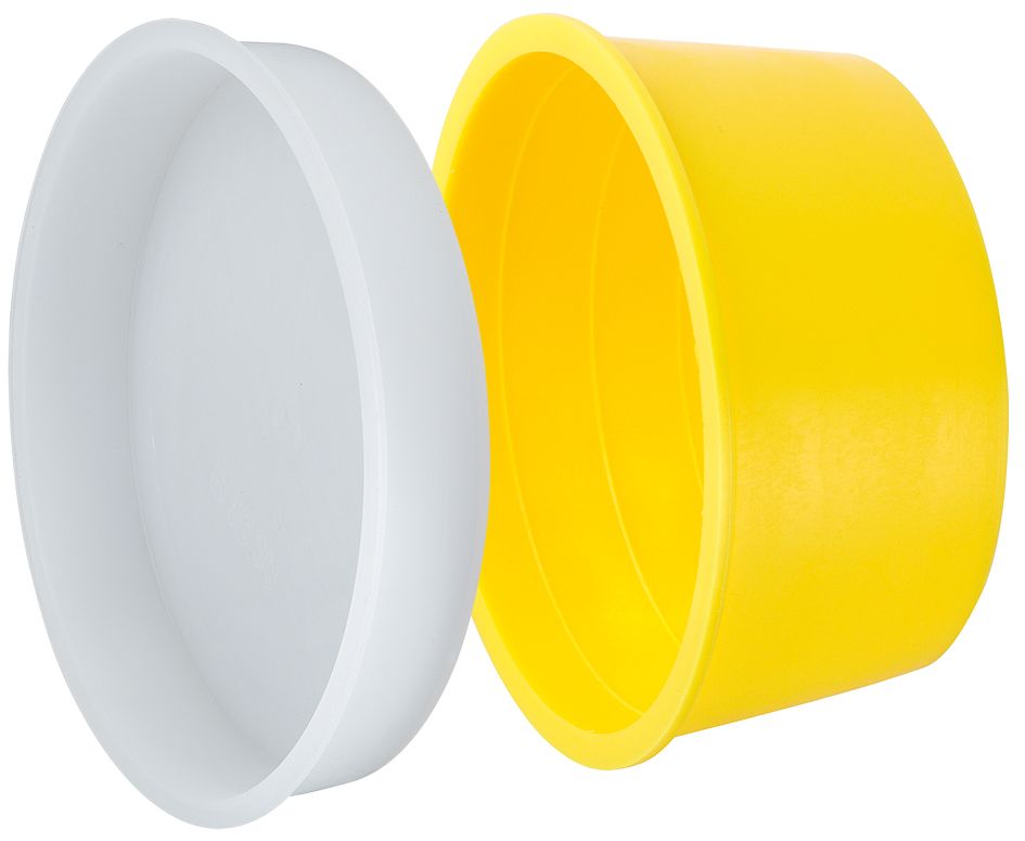 Rohrverschlussstopfen Kst Ø145mm ws Geeignet für f.flexible Rohre Luftdicht