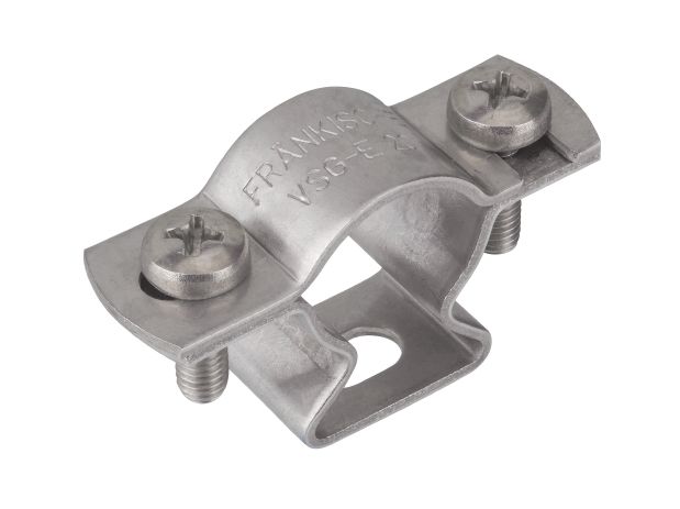 Befestigungsschelle Rohr Ø50mm VA unbeh