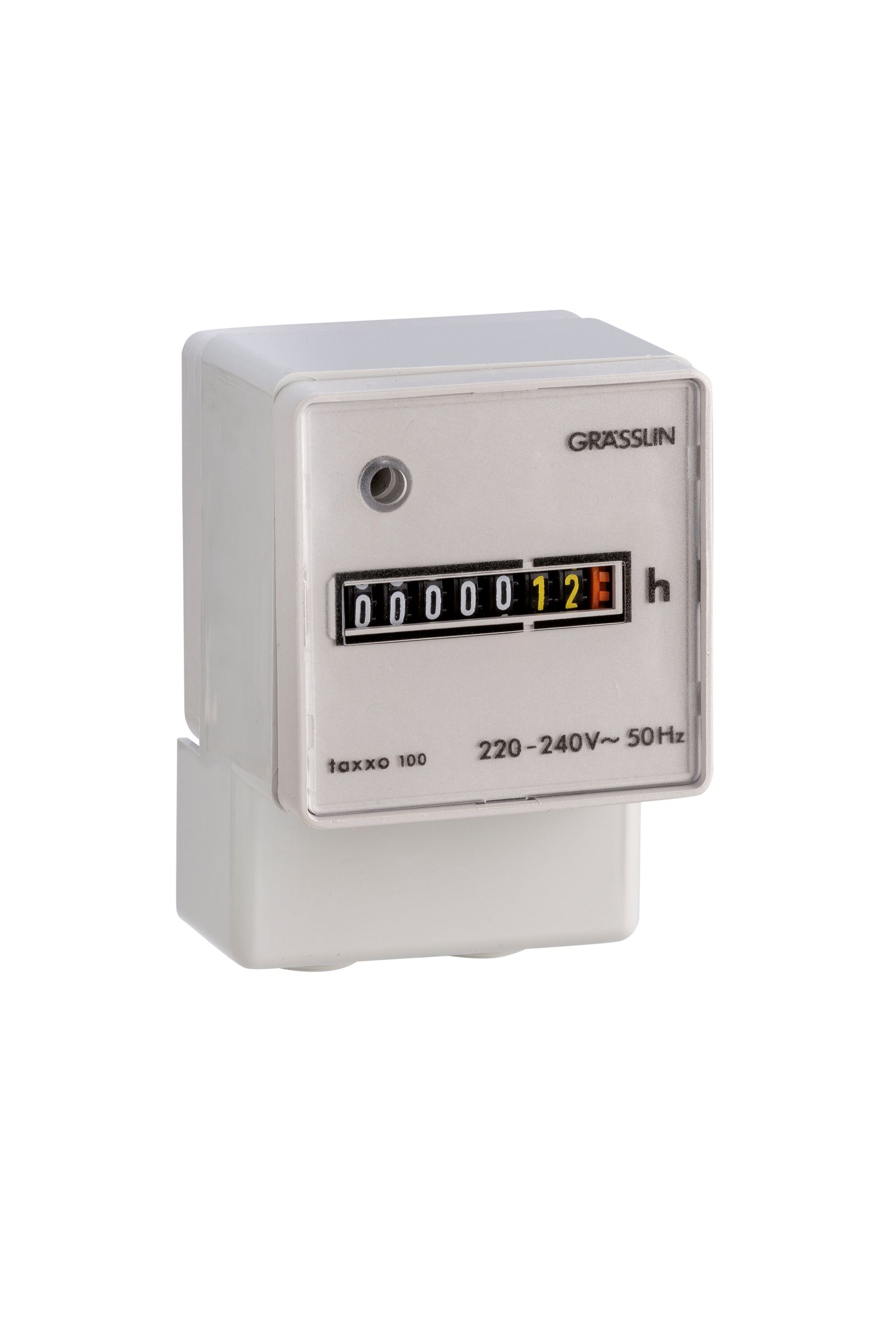 Betriebsstundenzähler Taxxo analog AP AC 230V 99999h IP20 netzsync