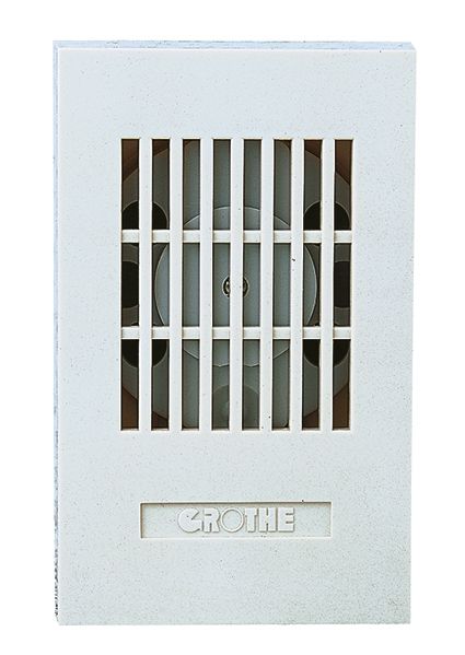 Läutewerk 8V/AC 85dB IP00 Kst ws AP Schnellschl 0,83A