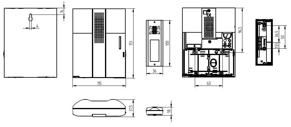 Funk-Gong 6V/DC 86dB MISTRAL elektr Kst IP20 ws -0,3A