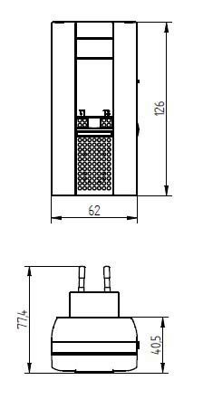 Funk-Gong 230V/AC 82dB MISTRAL elektr Kst IP20 0,03-0,3A