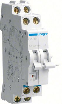 Hilfsschalter 1S 1Ö FI-Schutzschalt 6A 230V 1TE