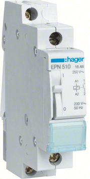 Stromstoßschalter 12VAC 1TE 16A 250V REG T63mm mech.Schalt