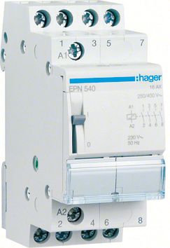 Stromstoßschalter 230VAC 2TE 16A 400V REG T63mm mech.Schalt