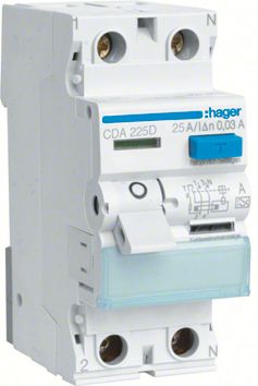 FI-Schutzschalter A 2p 230V 40A 0,03A 2TE REG 1,5kA 0,25kA/stoß