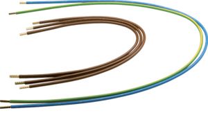 Abgangskabelbaum f.1stö.Tragpl 10qmm 5p oben 2+4reih Gabel