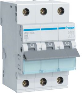 Leitungsschutzschalter AC B 10A 3p 415V 3TE 50Hz Zusatzeinrichtungen möglich