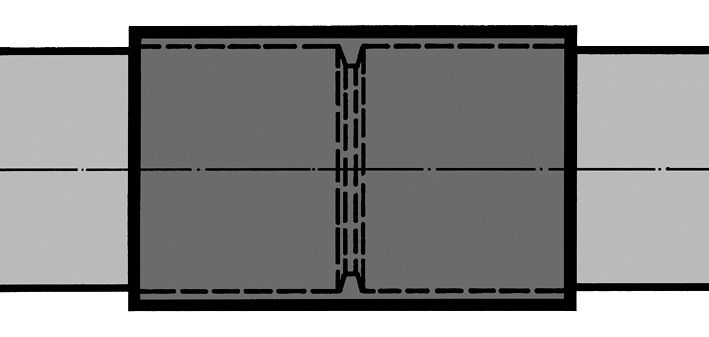 Steckmuffe Kst Ø63mm unbeh hfr gr