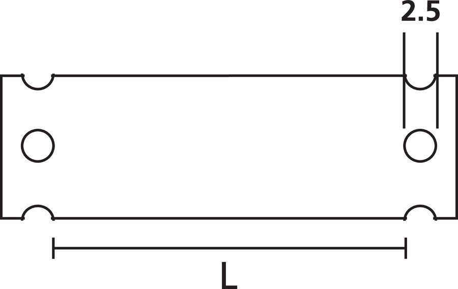 Kabelmarkierung tra Etikett Kst 70x25mm transp steck
