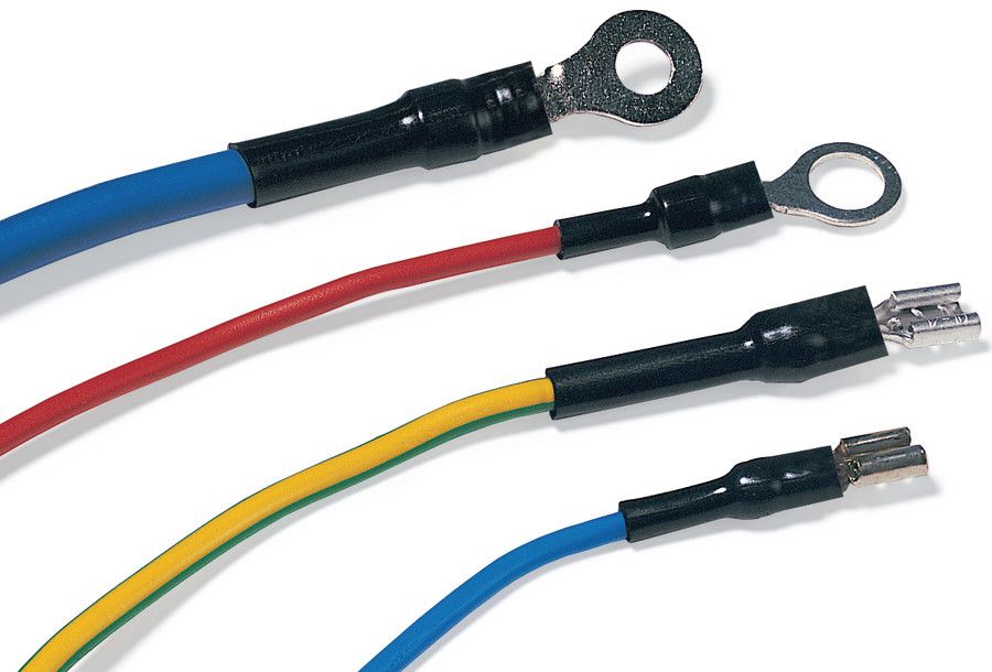 Schrumpfschlauch dünnw L5m Ø6,4/3,2mm gn/ge 2:1 0,6mm -55-125°C