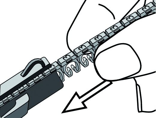 Kabelmarkierung sw Kst Ø2-2,8mm