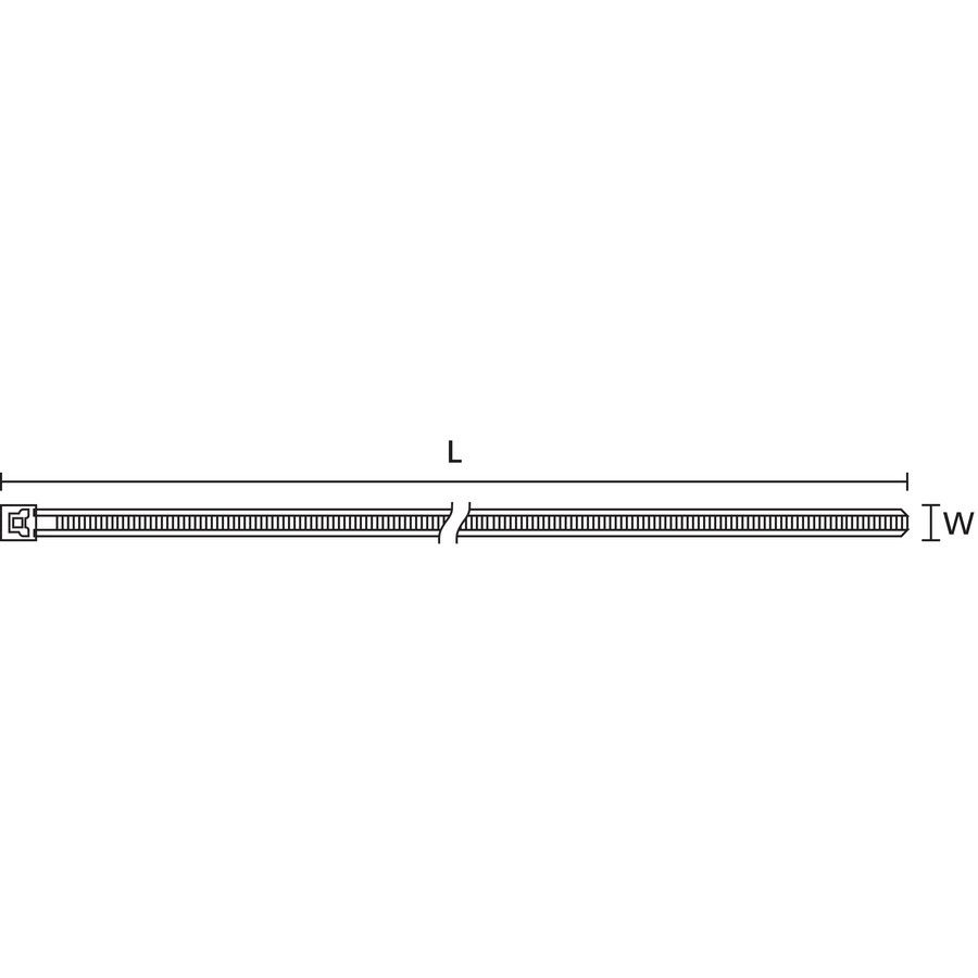 Kabelbinder L195mm natur 4,7x1,2mm PA -40-85°C Polyamid (PA) KstZunge/Nase