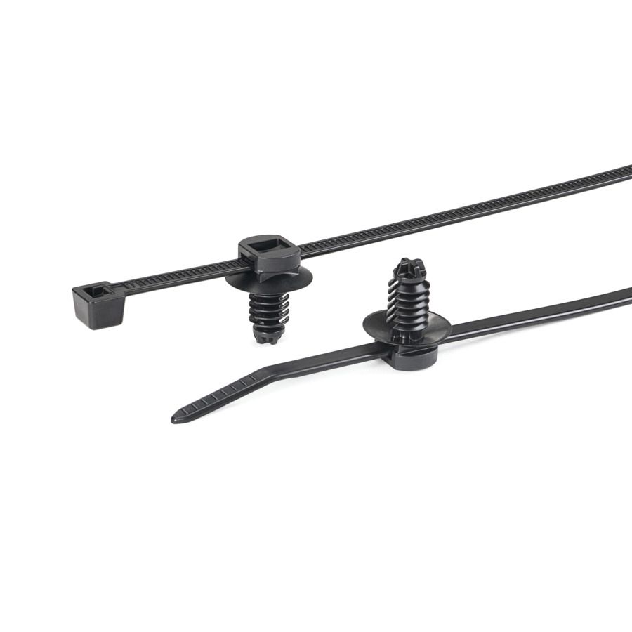 Kabelbinder L200mm sw 4,6x1,2mm PA -40-105°C Polyamid (PA) KstZunge/Nase