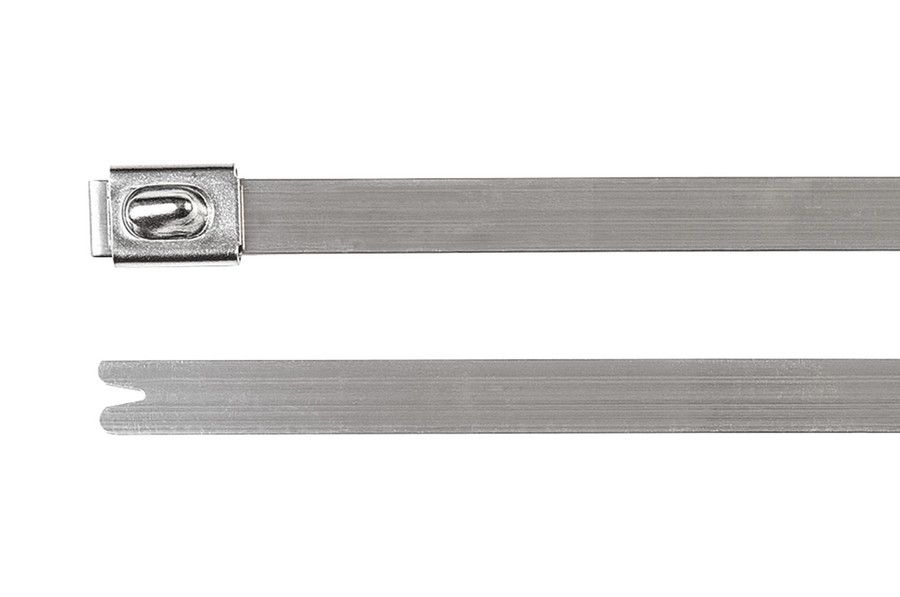 Kabelbinder L838mm si 4,6x0,3mm hfr V2A UVstab Edelstahl (V2A) -80-538°C