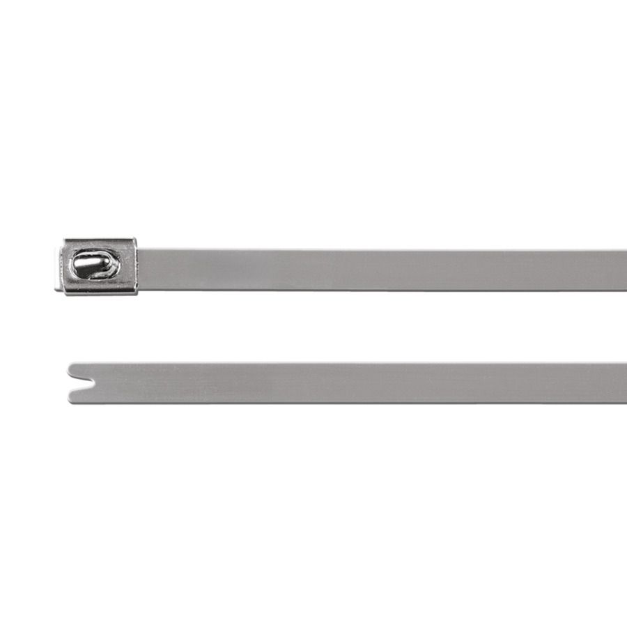 Kabelbinder L201mm si 7,9x0,3mm hfr V4A UVstab Edelstahl (V4A) -80-538°C