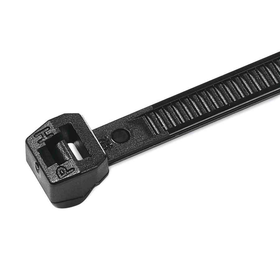 Kabelbinder L200mm sw 3,4x1,2mm hfr PA Polyamid (PA) -40-105°C KstZunge/Nase