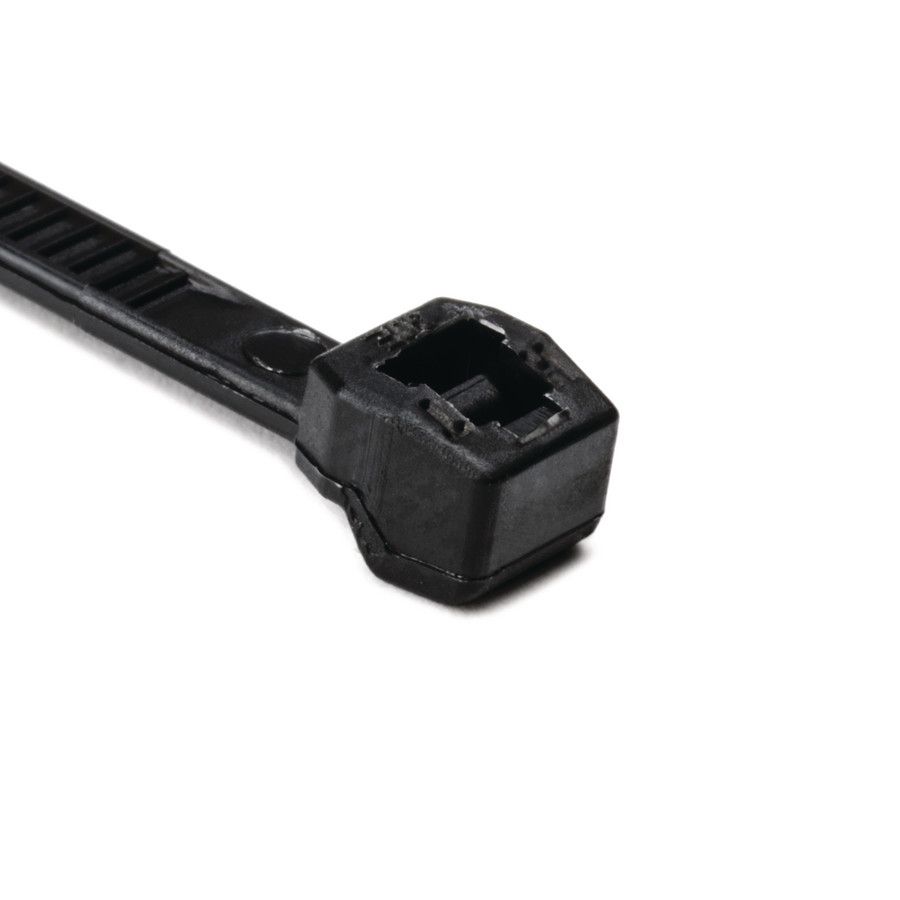 Kabelbinder L200mm sw 3,4x1,2mm hfr PA Polyamid (PA) -40-105°C KstZunge/Nase