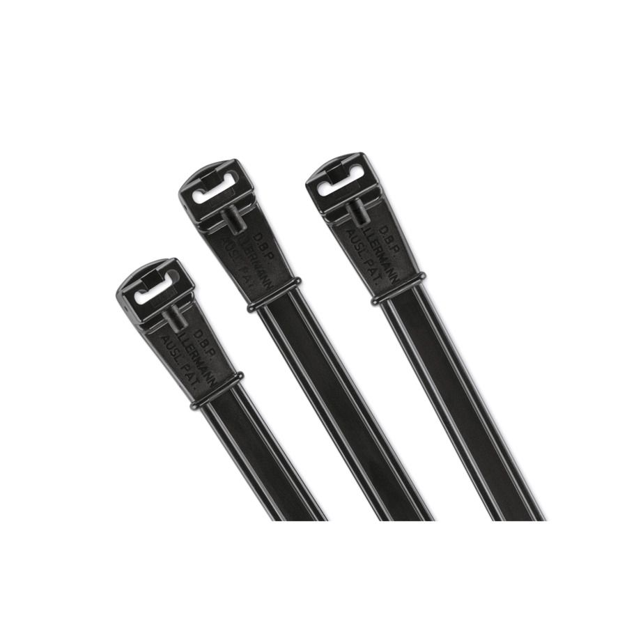 Kabelbinder L1000mm sw 8x2,05mm PA UVstab Polyamid (PA) -40-85°C GlasfStift
