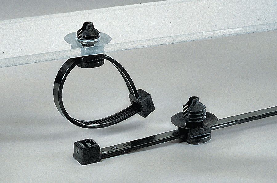 Kabelbinder L300mm sw 4,6x1,2mm PA -40-105°C Polyamid (PA) KstZunge/Nase