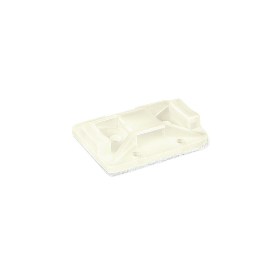 Befestigungssockel Kst natur 4mm Ø2,2mm 20x14x3,7mm PA schraub/niet -40-85°C