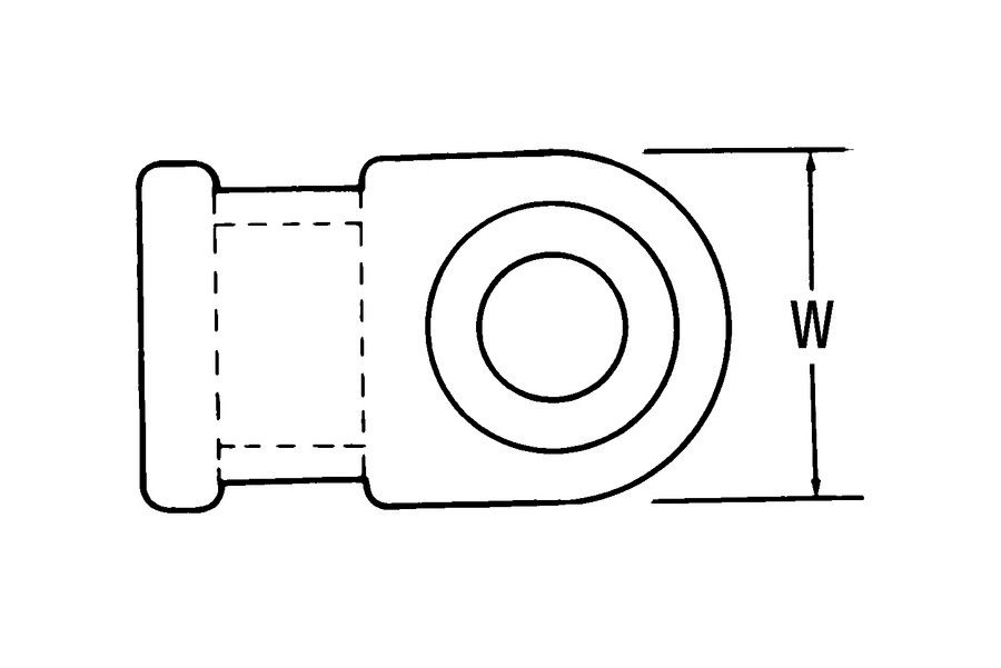 Befestigungssockel Kst natur 2,6mm 12,5x8x3,5mm schraub/niet Polyamid (PA)