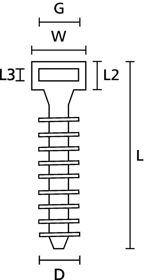 Befestigungssockel Kst sw 9mm 44x12x34mm PA LamellFuß Polyamid (PA) Ø8mm -40-80°C