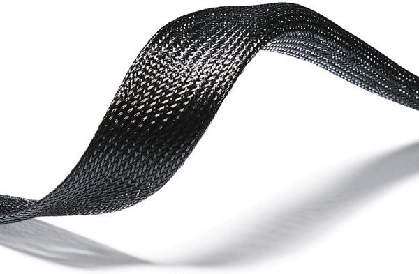 Hohlgeflechtschlauch PES Ø3mm Ø1-5mm/Bü Ø3mm unbeh Kst sw hfr