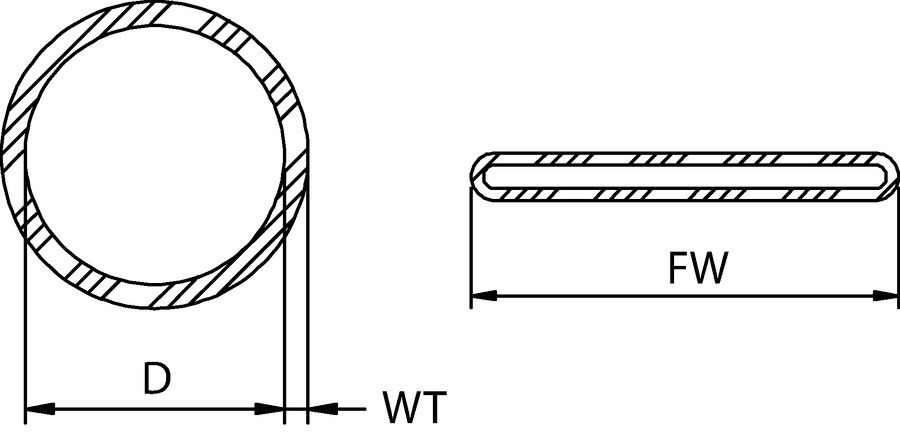 Schrumpfschlauch dünnw L250m Ø3,2/1,6mm sw 2:1 0,4mm -30-105°C