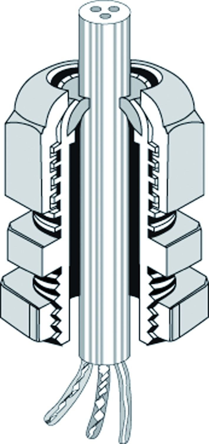 Kabelverschraubung M50 PA gr unbeh 10mm IP65 Polyamid (PA) ger m.Zugentlastung