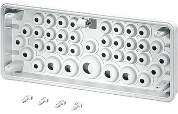 Membranflansch Kst 300x100mm Membran unbeh