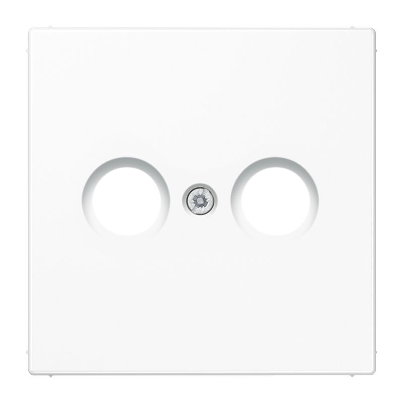 Zentralplatte Ant.dose 2f LS aws Schraubbef ohne