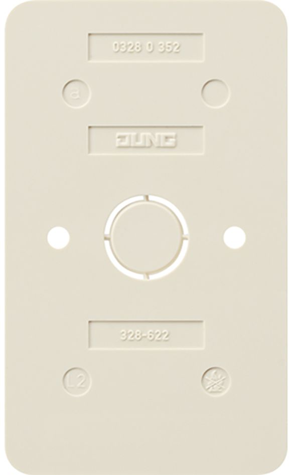 Bodenplatte Kst ws hfr AP 600 1-fach 1f horiz/vert